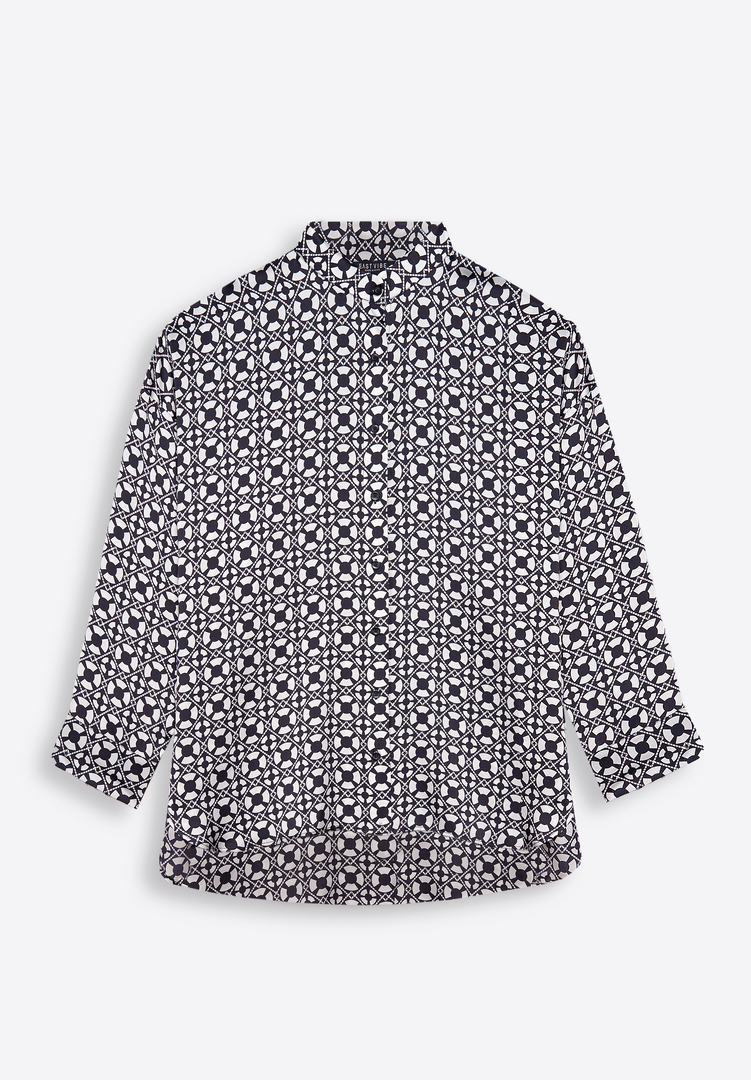 EMIRATES LIMITED Black Printed Shirt - East Vibe