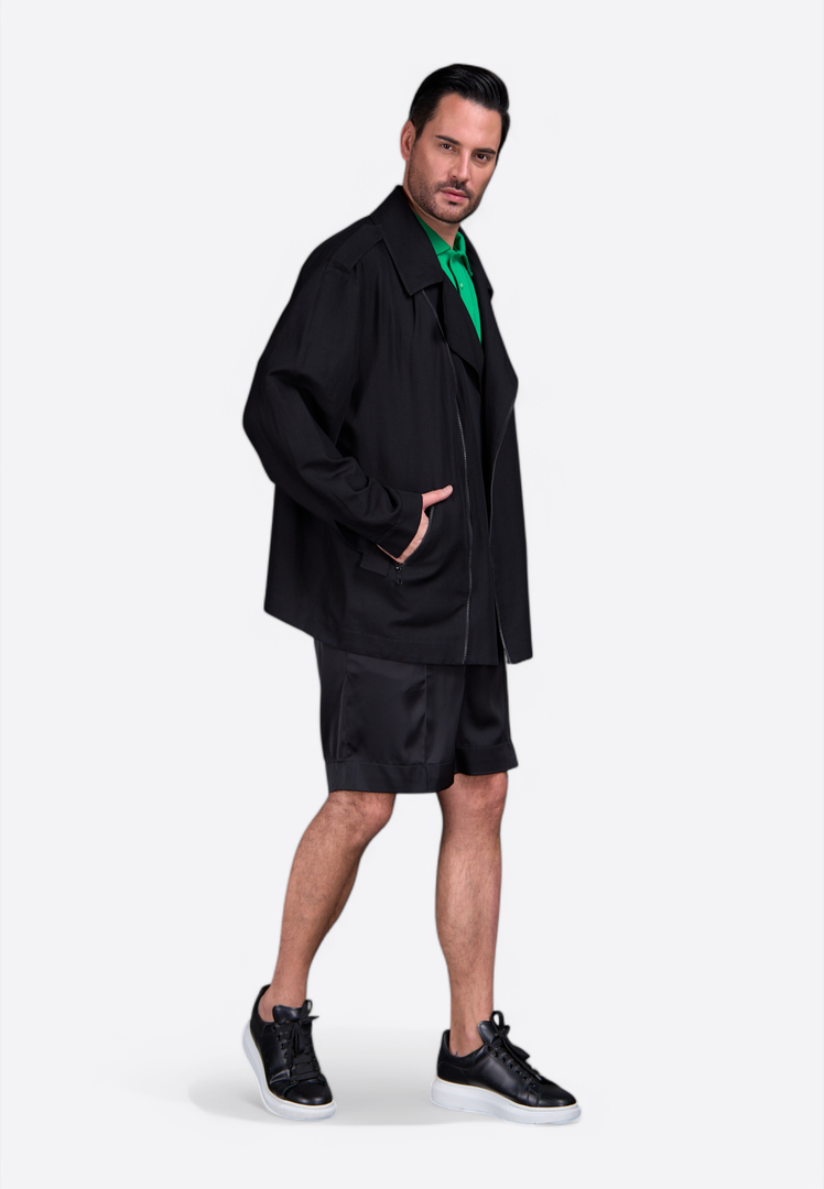 Black Zipper Jacket