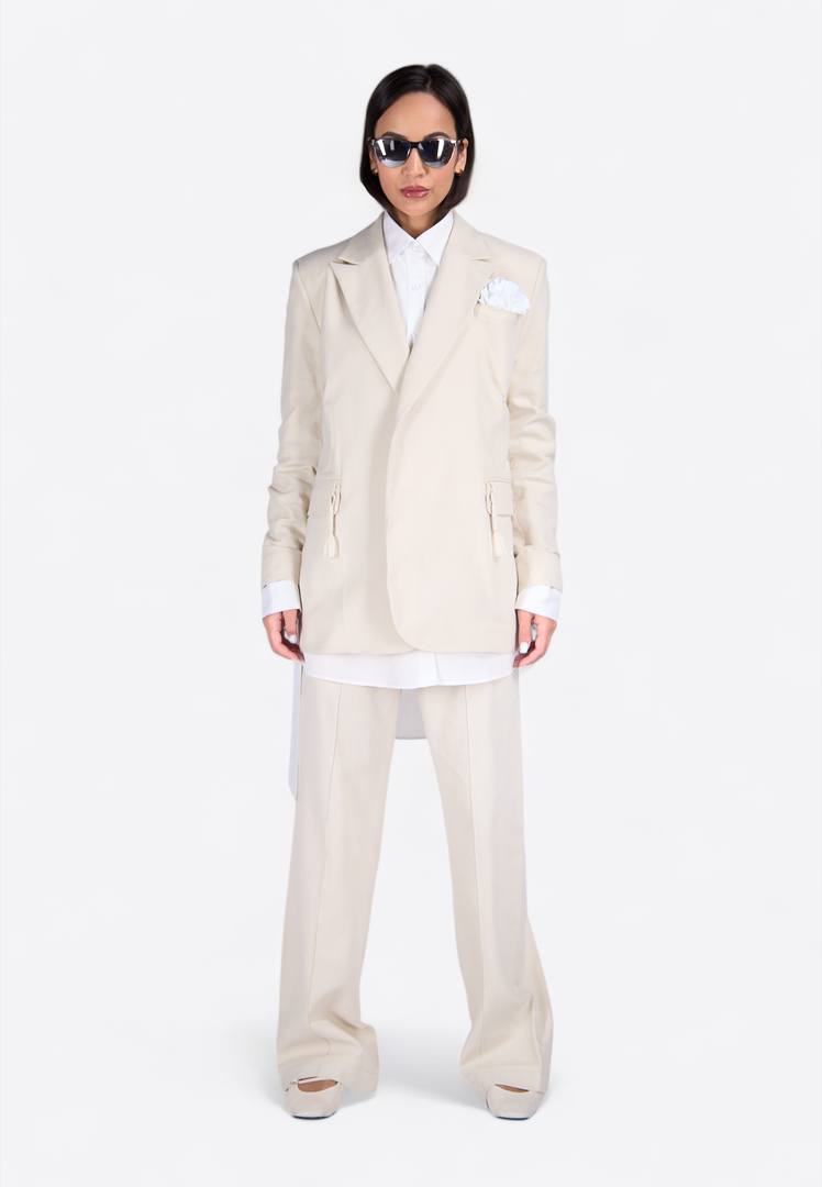 EMIRATES LIMITED Cotton Blazer - East Vibe