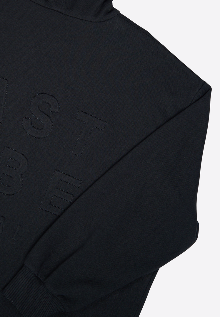 Luxury Zip Through Black Jacket