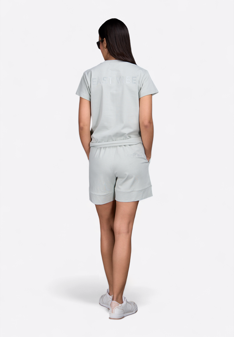 Greenback High Waist Shorts - East Vibe