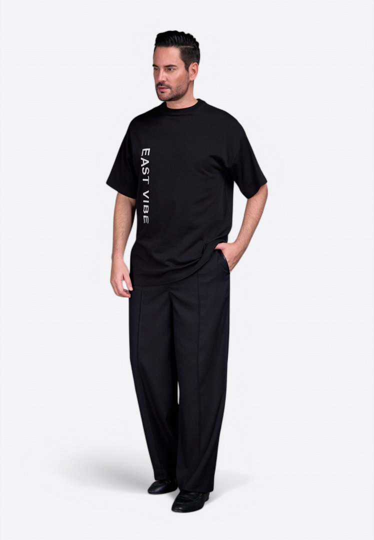 EV Signature Black T-Shirt - East Vibe