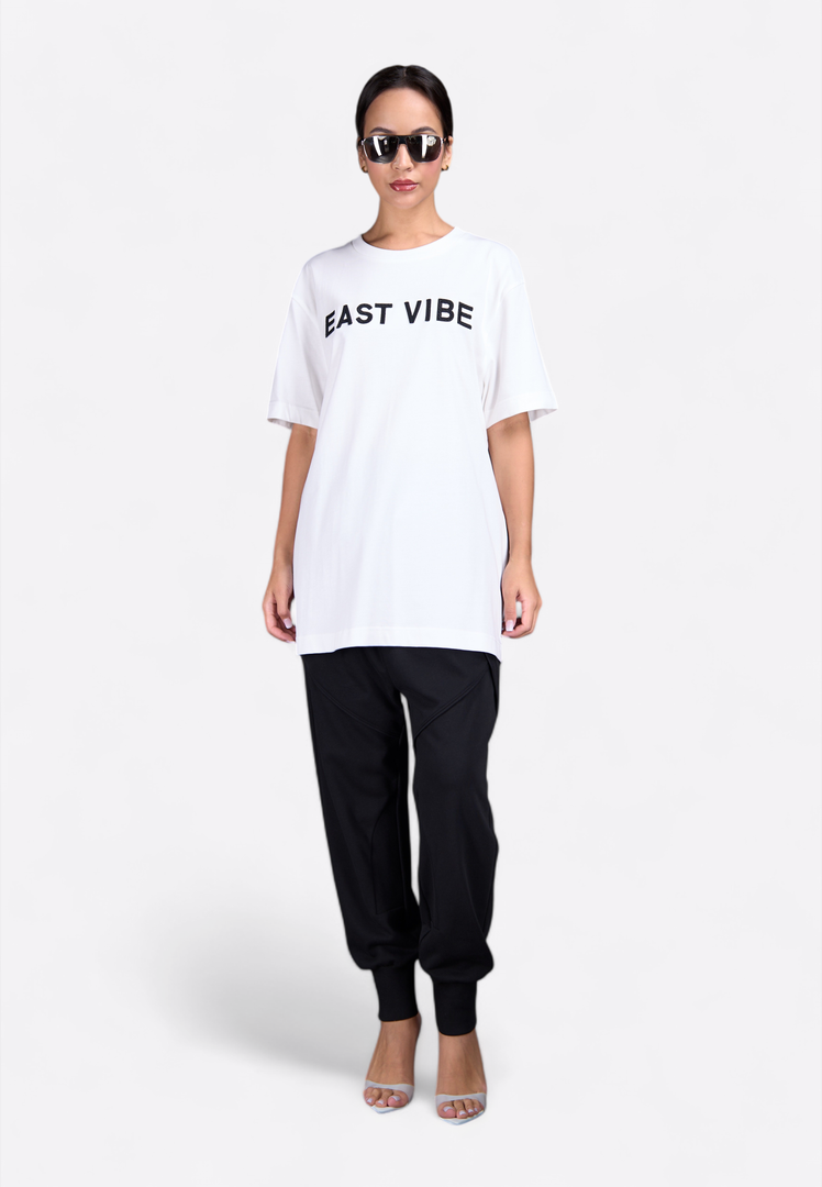 EAST VIBE White T-Shirts - East Vibe