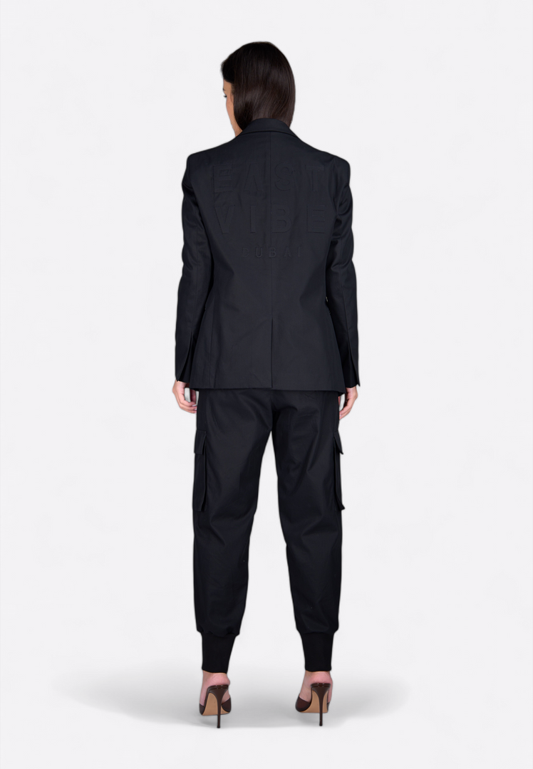Wool Zipper Blazer - East Vibe