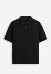 Classic Black Polo Shirt for Men - East Vibe
