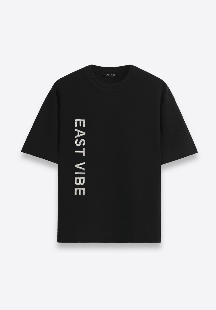 EV Signature Black T-Shirt - East Vibe