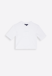 White short sleeve crop top for women by East Vibe