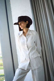 Ivory Nomad Linen Shirt