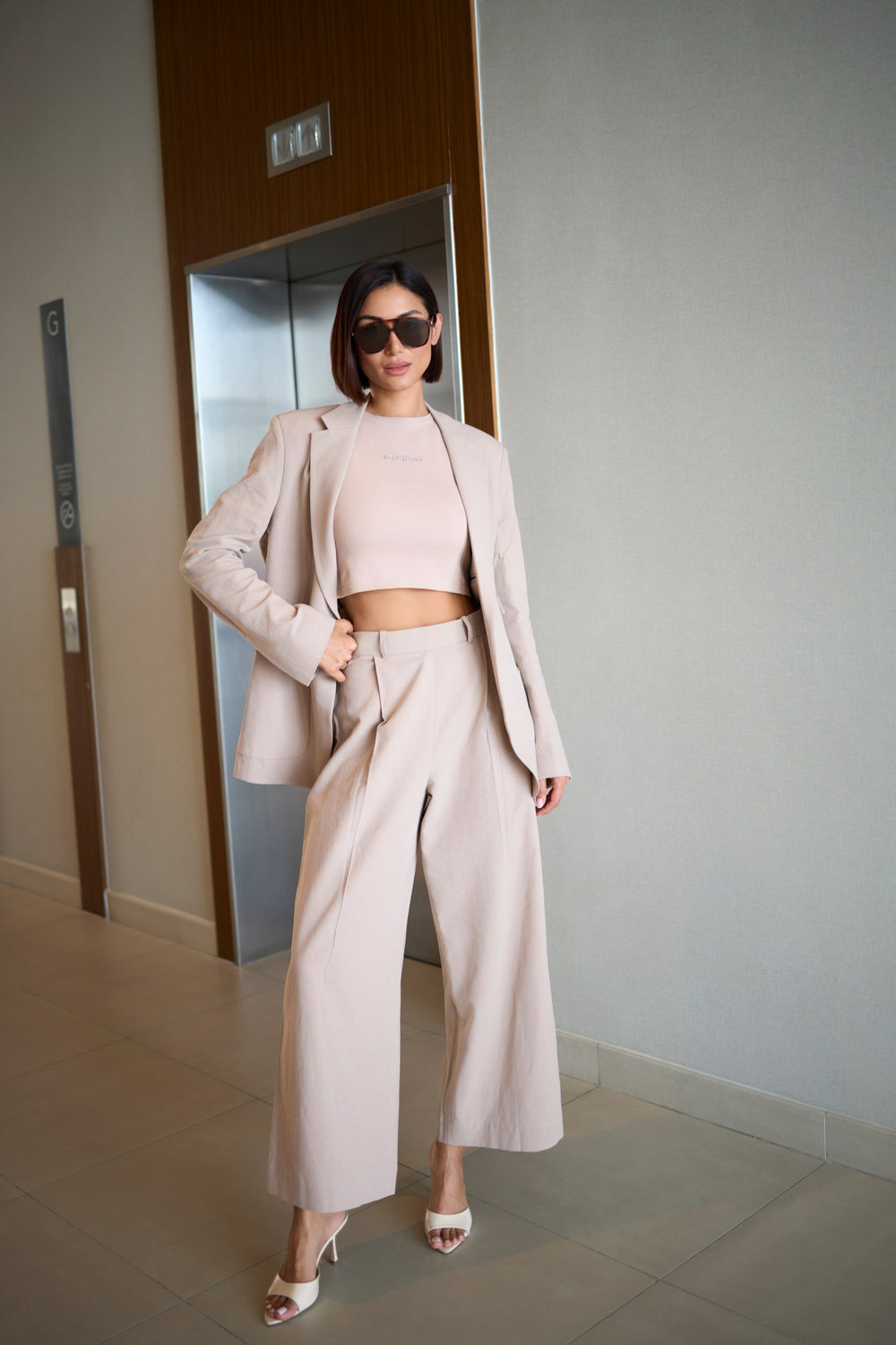 Sable Élan Wide-Leg Pants