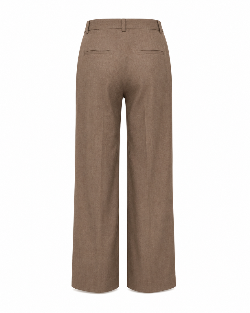Brown pants on a white background