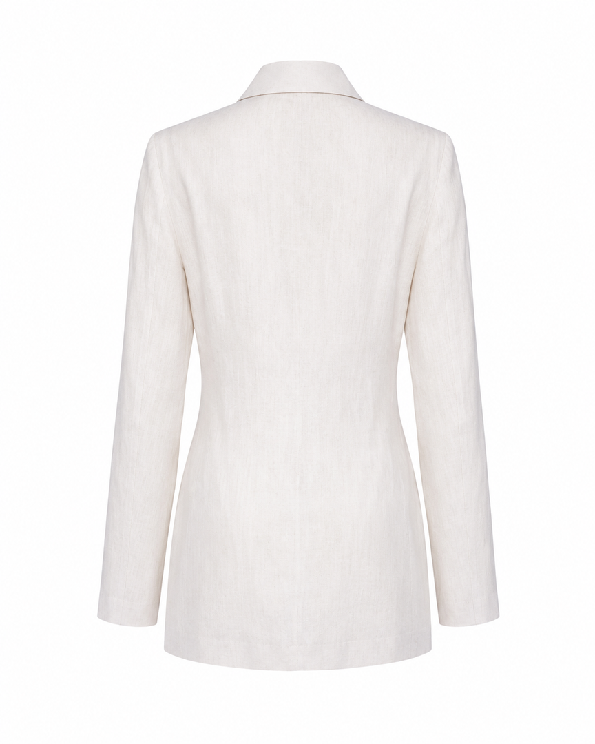 Ivory Nomad Linen Shirt