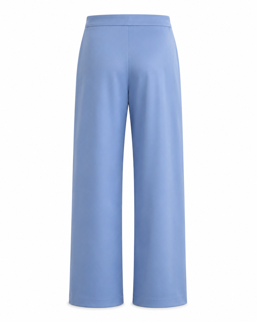 Light blue pants on a white background
