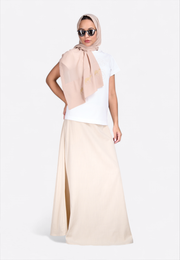 EMIRATES LIMITED camel beige scarf with premium fabric by East Vibe