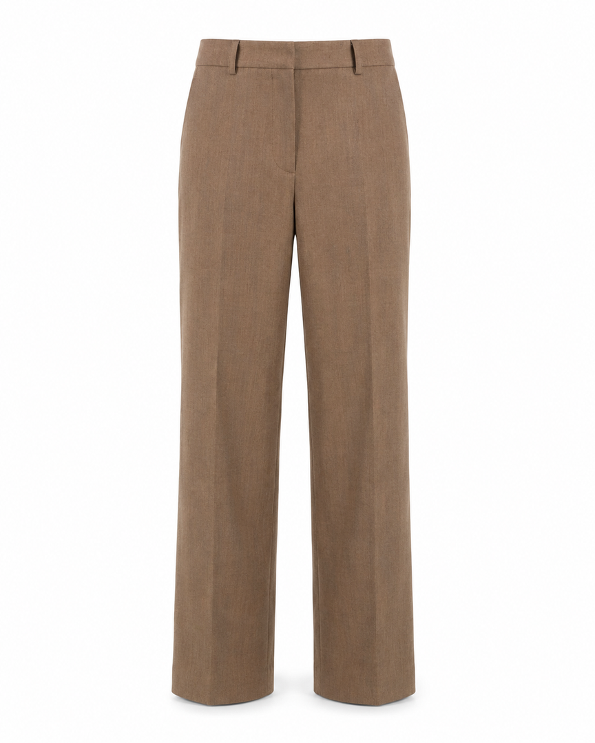 Brown pants on a white background