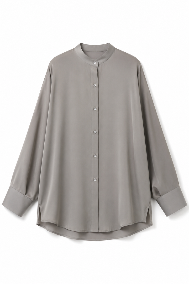 Gray shirt on a white background