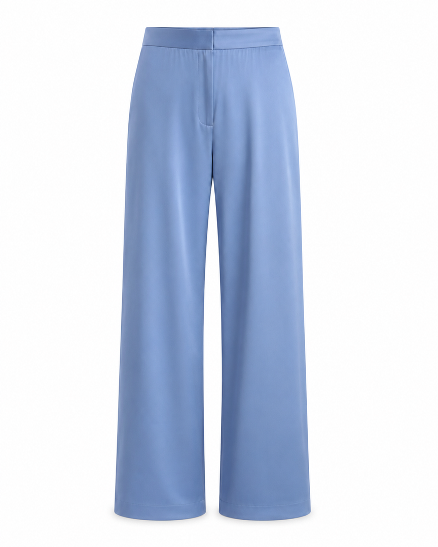 Light blue pants on a white background