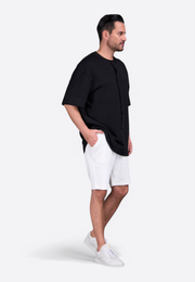 EMERATES LIMITED Men T-shirt with Tessel Cotton 100% BLACK - East Vibe