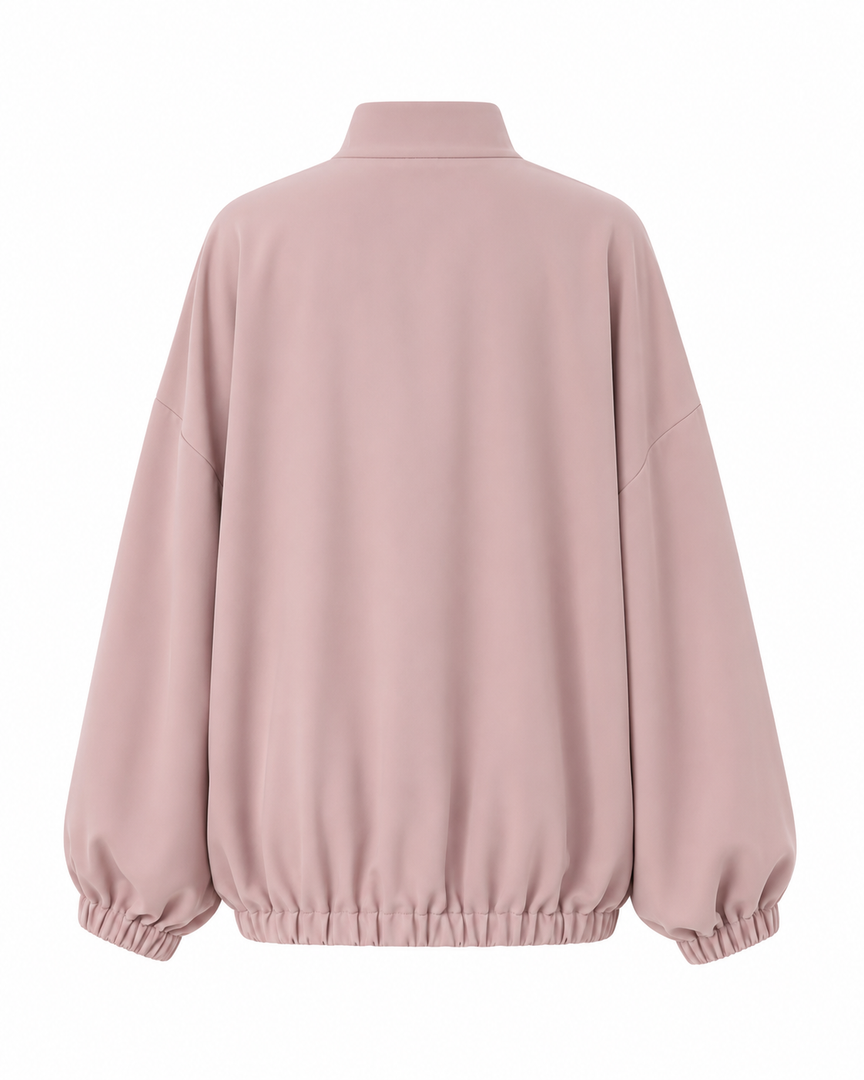Pink jacket on a white background
