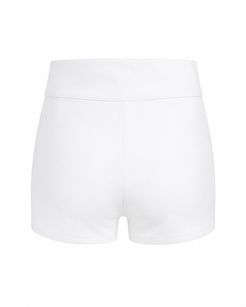 White boxer briefs on a white background