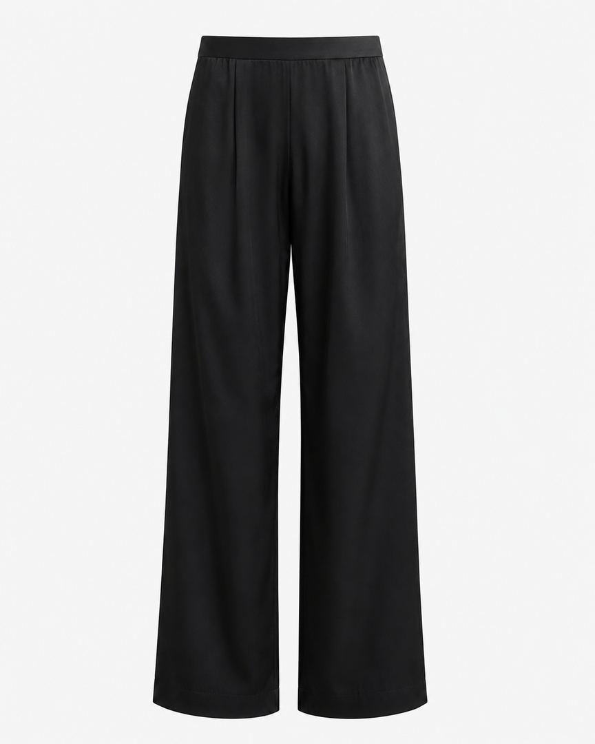 Black jeans on a white background